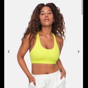 Outdoor Voices All Time Bra Wasabi